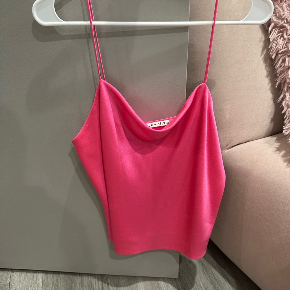 Alice and Olivia Silk Tank Top